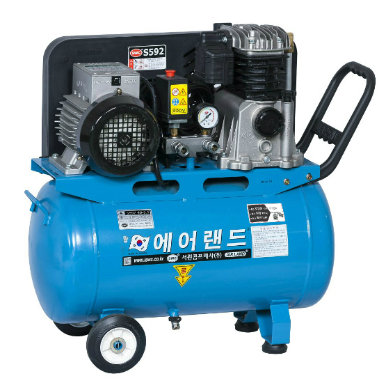 5.5HP 40L 에어랜드(최저소음)_S592-40-5.5